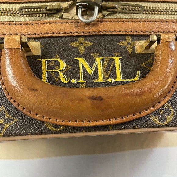 LOUIS VUITTON Vintage 19" Compact Travel Carryon Suitcase Duffle Carryall Bag - Picture 14 of 16